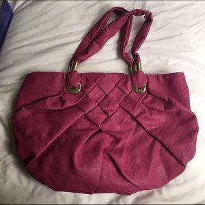 Bebe Crosshatch Pattern Bag