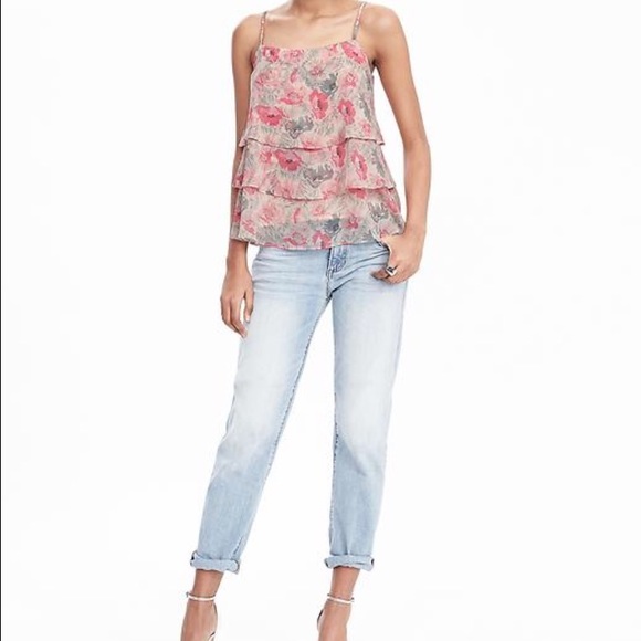 New strappy tiered tank.