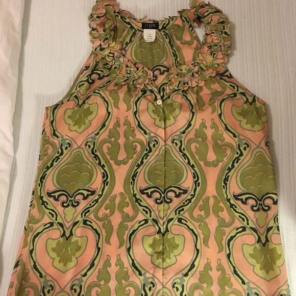 J Crew silk tank top.
