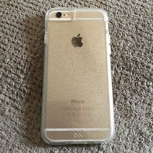 Casemate glitter clear case iPhone 6/6s