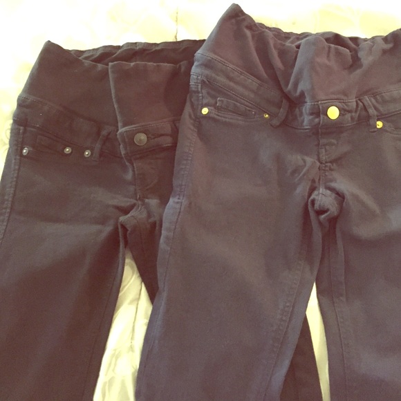 2 MAMA maternity from H&M skinny pants