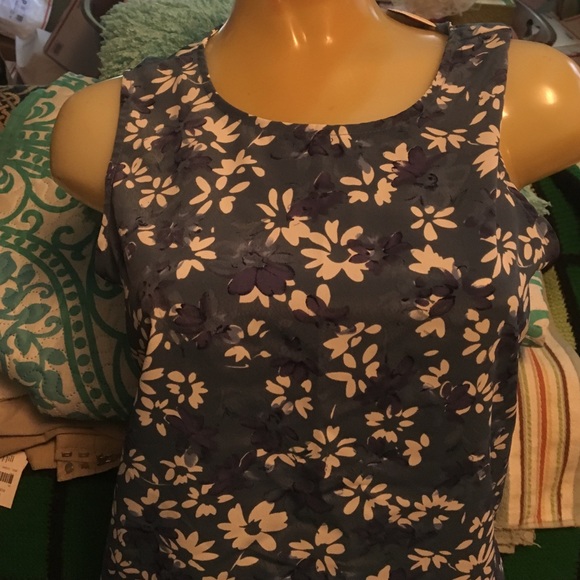 Blue and white print dress - Picture 2 of 2