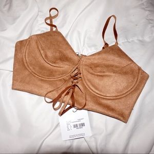 Misguided Tan Bralette