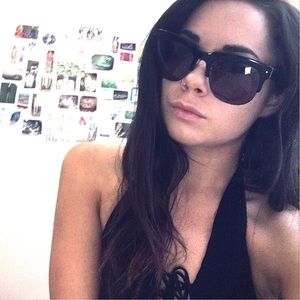 Grey Ant Kennedy Semi-rimless Black Sunglasses