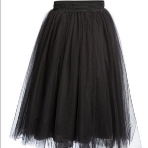 Black Tulle Skirt