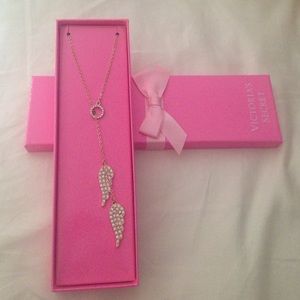 Victoria's Secret 2 piece angel wings pendant.