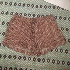 Joie red, white, and blue patterned shorts