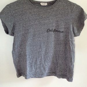 "California" Semi Cropped Top