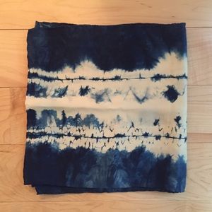 🎀HOST PICK🎀 Shibori indigo tie-dye scarf