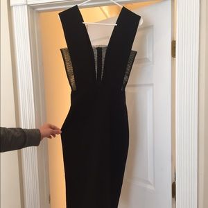 Solace London Black Dress Size 4