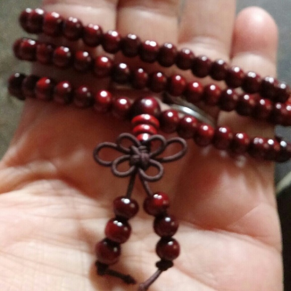 Sandalwood Buddha beads
