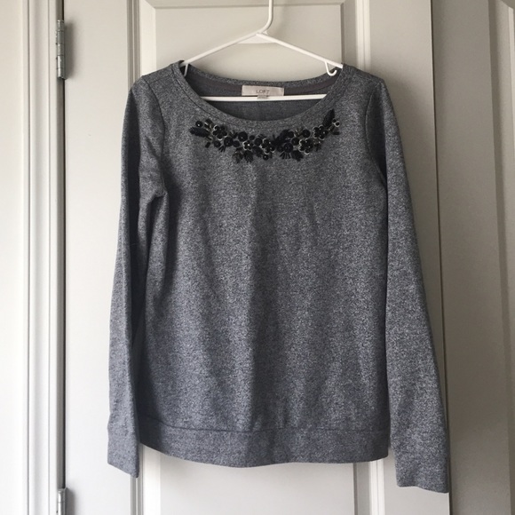 Loft gray pull over