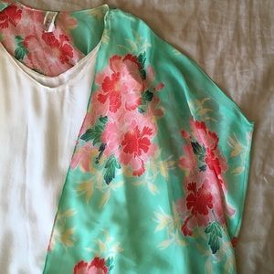 Floral Print Kimono