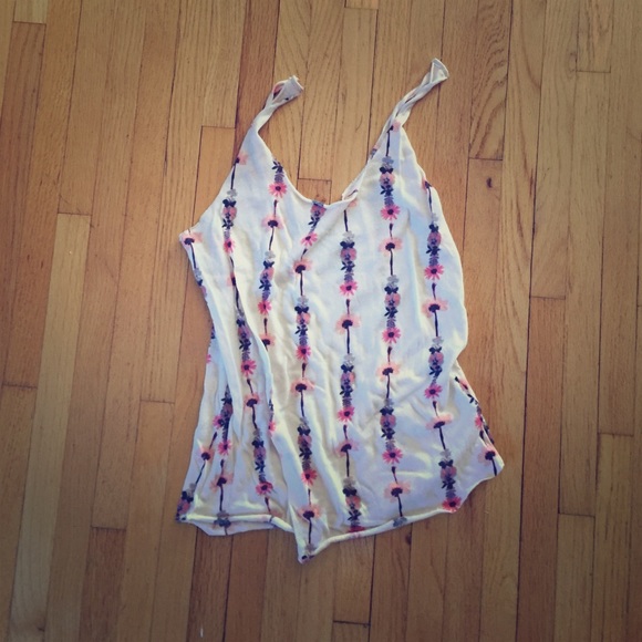Floral tank top