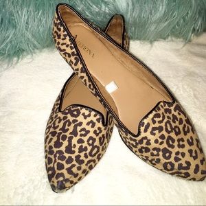 Merona Pointed Toe Cheetah Print Flats