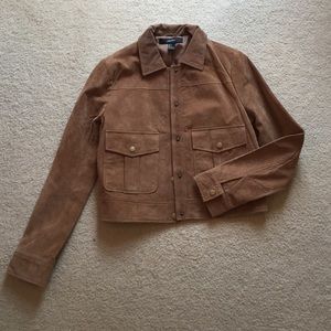 NWOT faux suede jacket