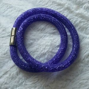 Swarovski Crystal purple bracelet