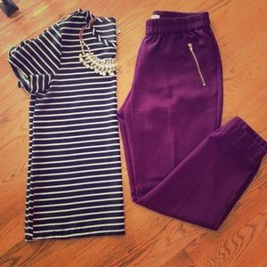 Plum J Crew Joggers