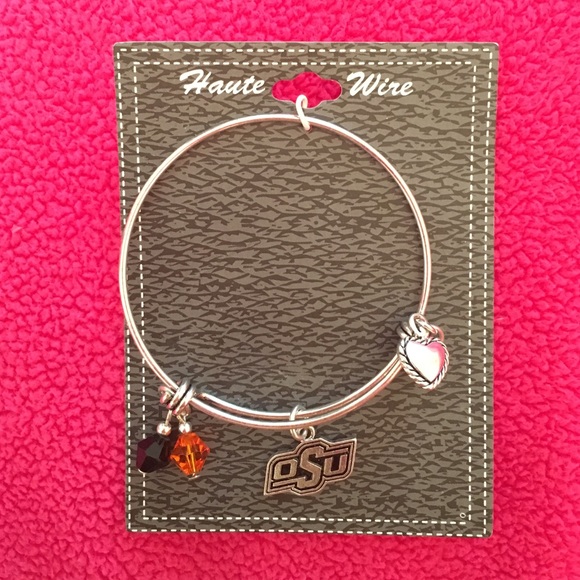 Oklahoma State charm bracelet