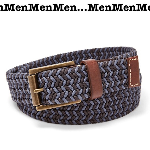 Fossil Other - NWT Fossil "Kyle" woven belt, size 38, navy