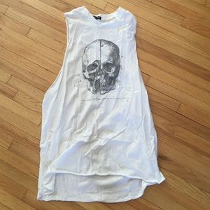 Brandy Melville skull tank top
