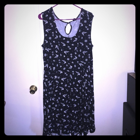 Tattoo Print Dress 💙