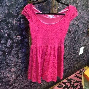 floral lace dress