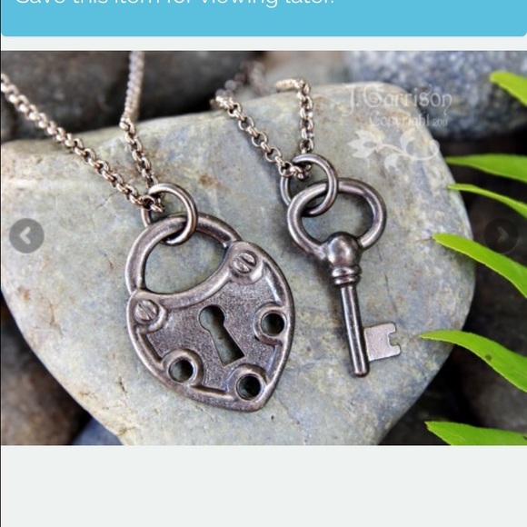 Heart locket necklace