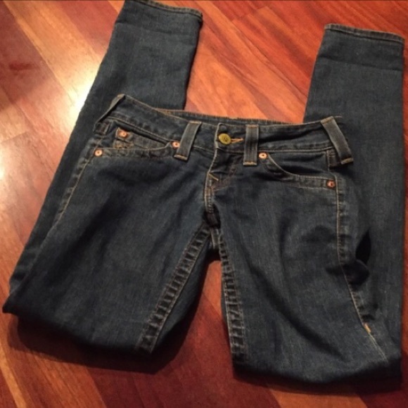 True Religion Skinny Low Rise Jeans