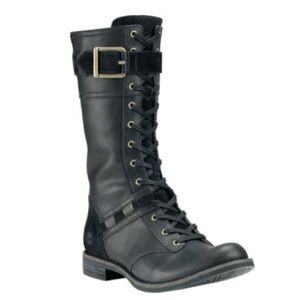 Black Timberlands Size 6.5