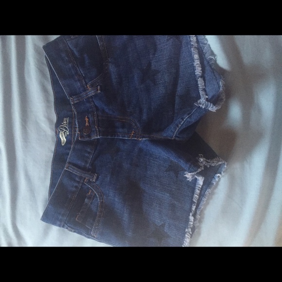 Denim shorts
