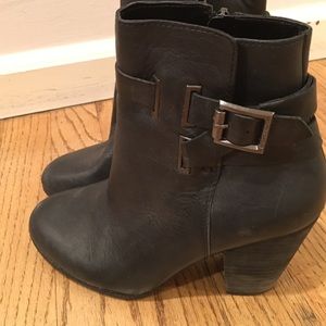 Vince Camuto black booties