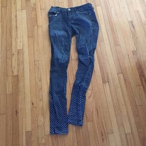 Lola dot stretch jeans