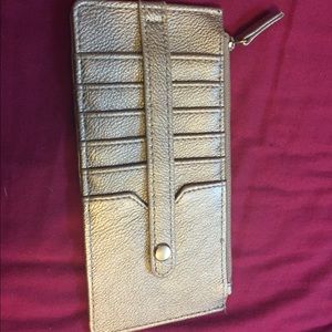 Silver credit card holder