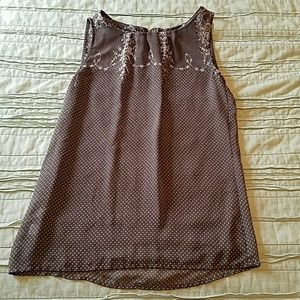 LOFT Trendy Top w/ Polka Dots