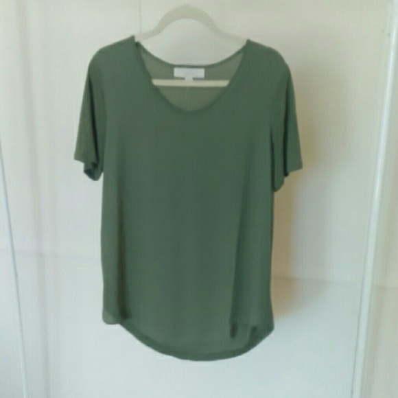 Jade green top