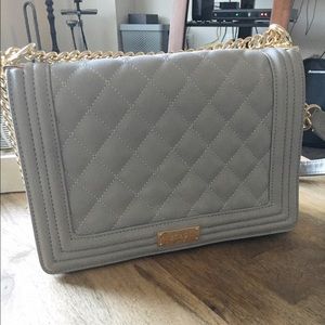 BCBG Paris Quilted Crossbody with Chain