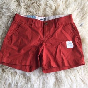 Old Navy dark orange rust shorts