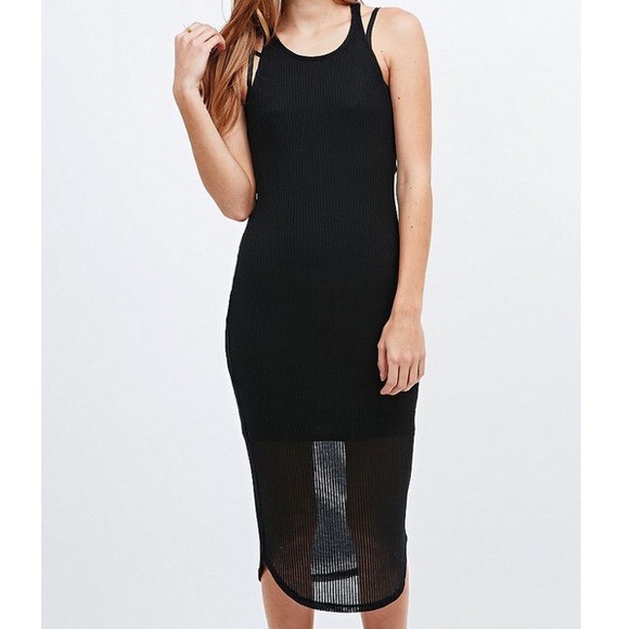Sparkle & Fade Ribbed Racerback Dress