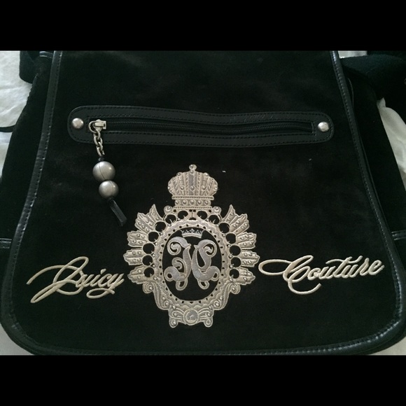 Black Juicy Couture messenger bag