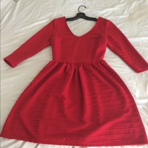 Red boutique dress!