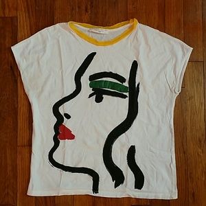 Zara Portrait T-shirt