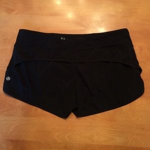 Lululemon speed shorts