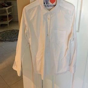 White button down