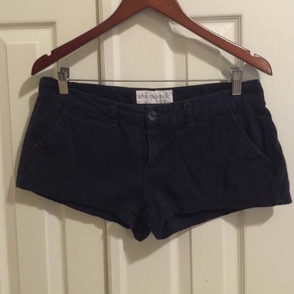 Navy Aeropostale Shortie Shorts 🌵 9/10