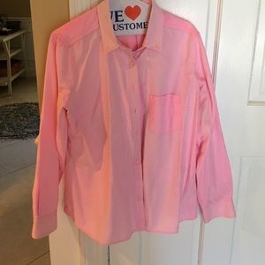 Pink button down