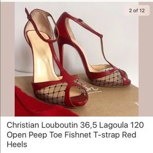 HPAuthentic Christian Louboutin 36.5 T-strap HPAuthentic Christian Louboutin 36.5 T-strap