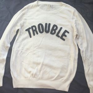 Trouble sweater