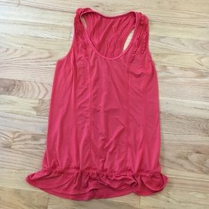 Lululemon Red Workout Tank