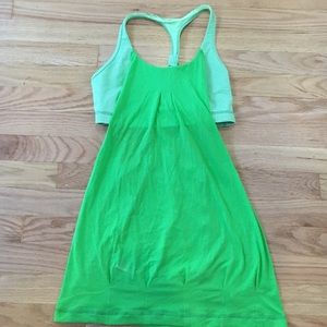 Lululemon Green Workout Tank